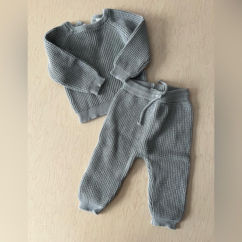 H&M Kids Matching Set in Gray
